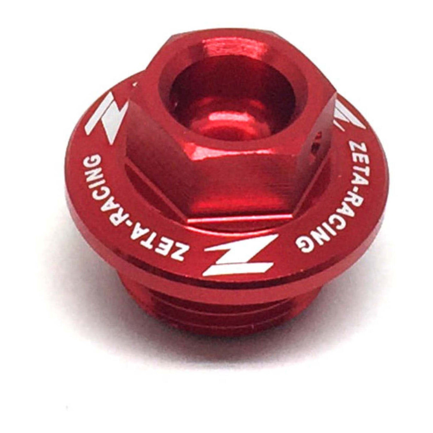 Zeta Oil Filler Plug - Kawasaki KX250 (\'05-\'07), KX250F / KX450F (\'04-) - Red