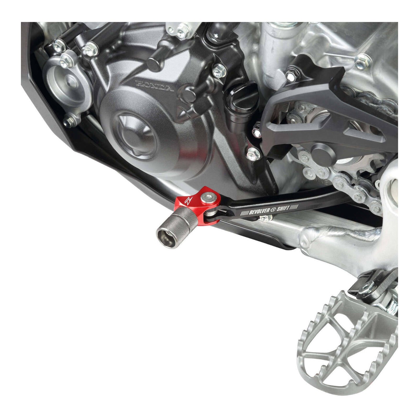 Zeta Revolver Shift Lever - Honda CRF250R / CRF250RX (\'18-) - Red
