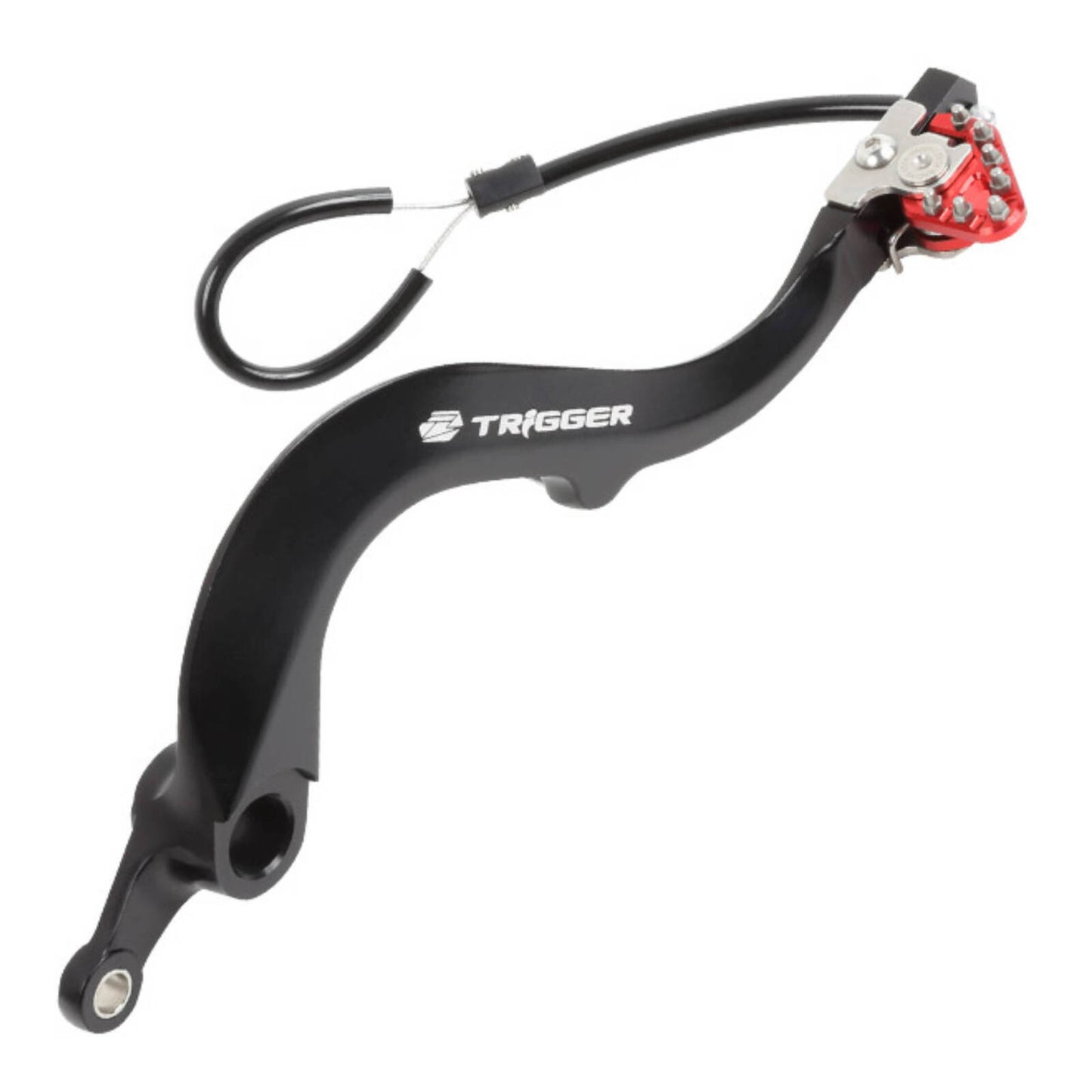 Zeta Trigger Brake Pedal - Kawasaki KX450F (\'16-\'20) - Red