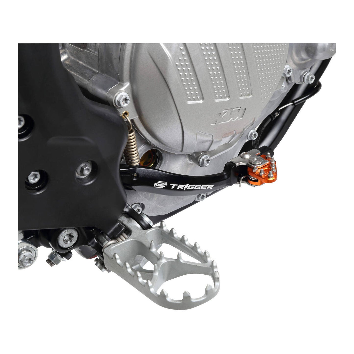 Zeta Trigger Brake Pedal - KTM SX (\'16-) - Orange (With Bearing)