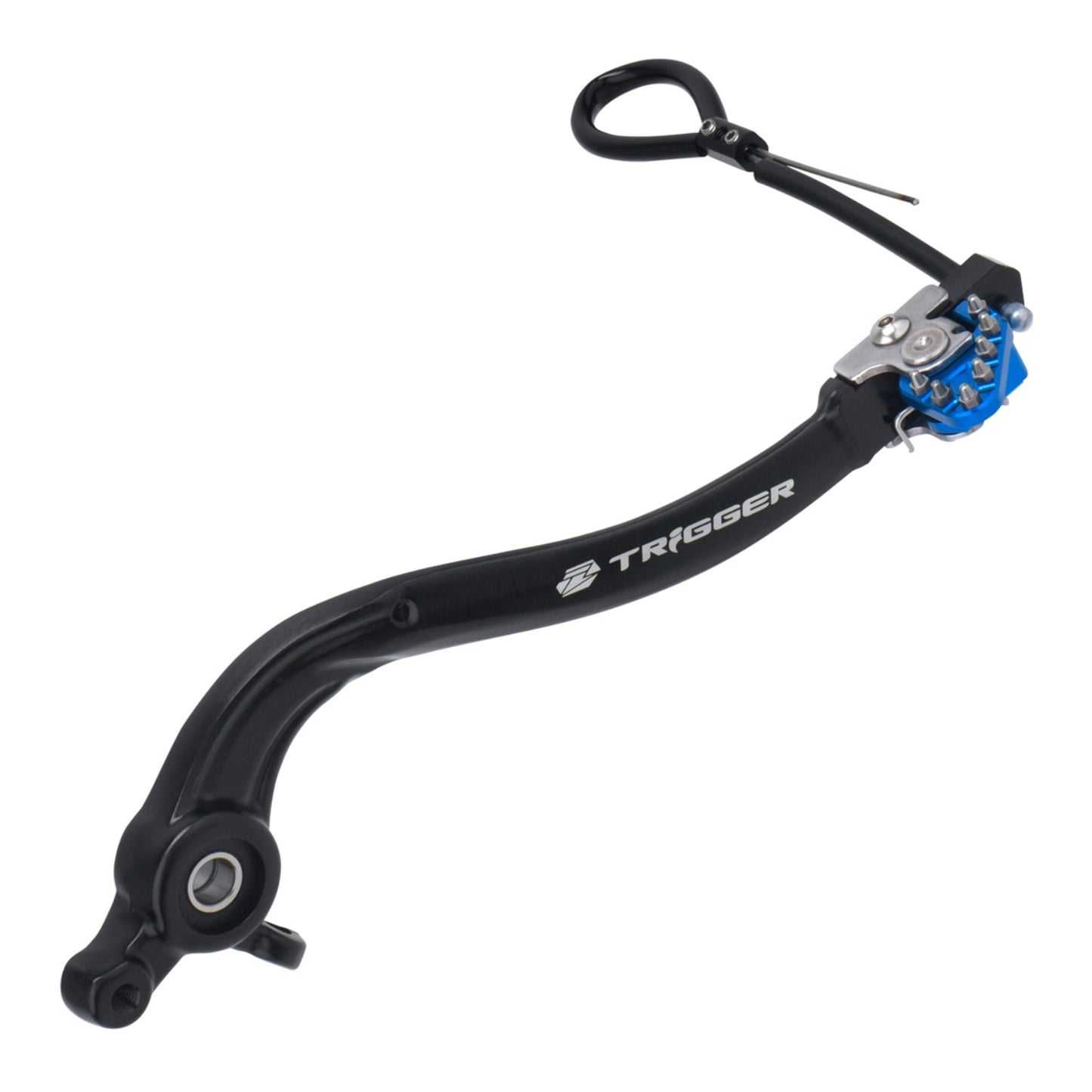 Zeta Trigger Brake Pedal - Husqvarna TC250 (\'17-), FE250 / FE350 (\'17-) - Blue