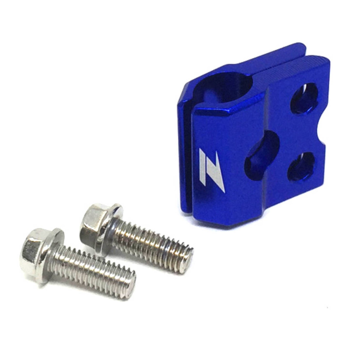 Zeta Front Brake Line Clamp - Yamaha YZ / YZF / WRF - Blue