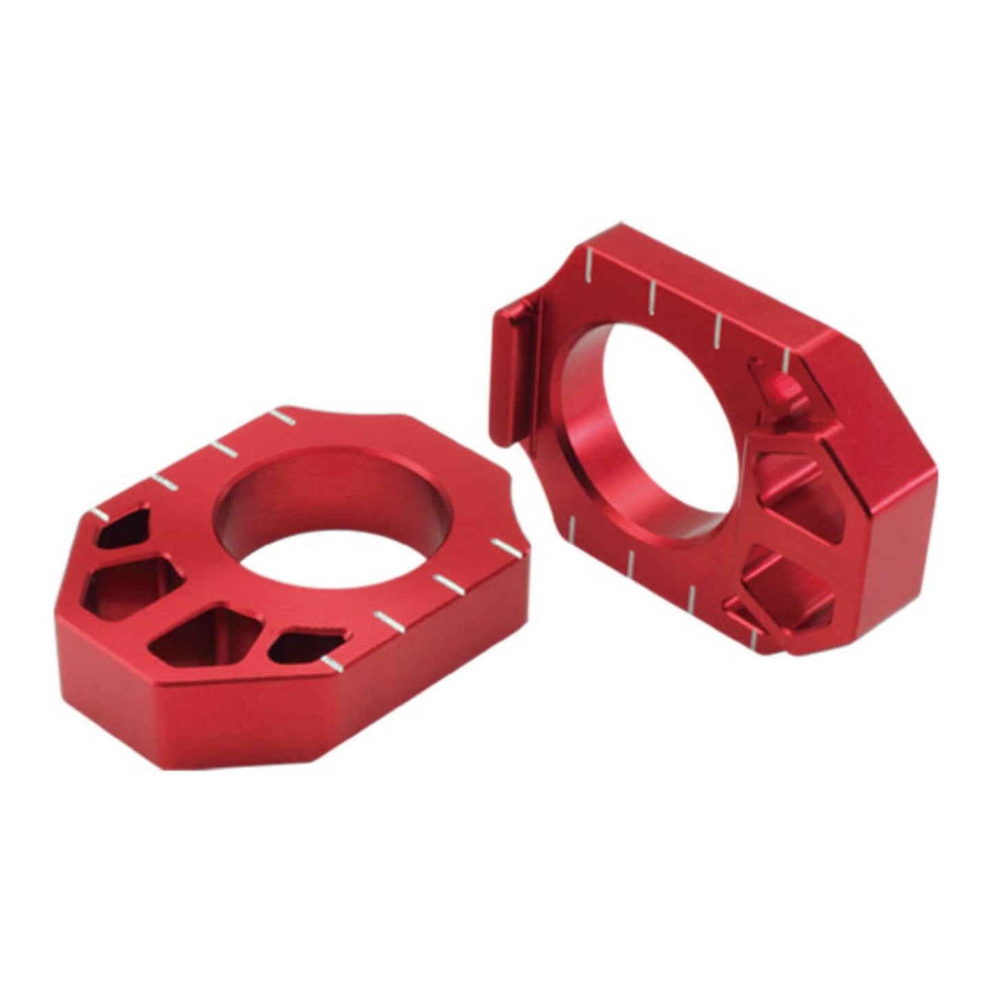 Zeta Rear Axle Block - Honda CR (\'02-), CRF / CRF-X (\'02-) - Red