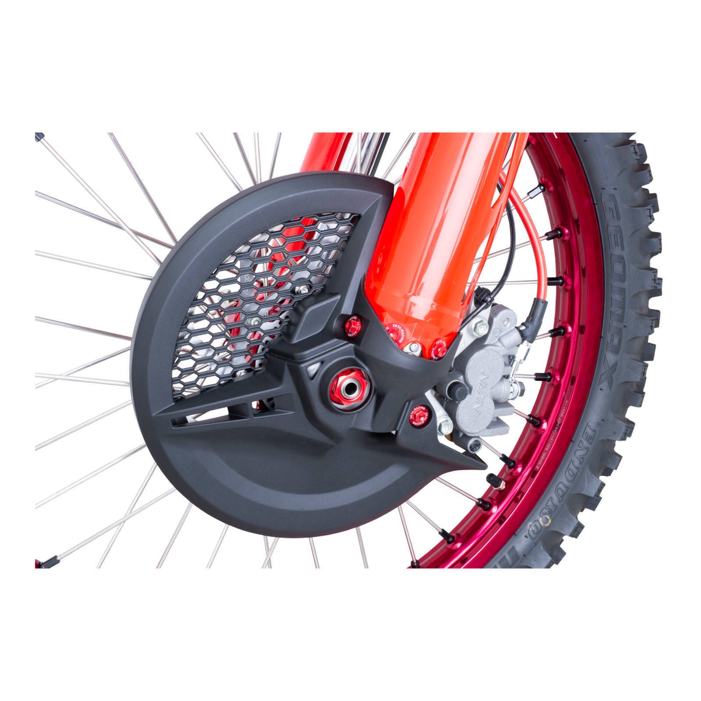 Zeta Axle Nut M16 x 22 P1.5 H11 - Red