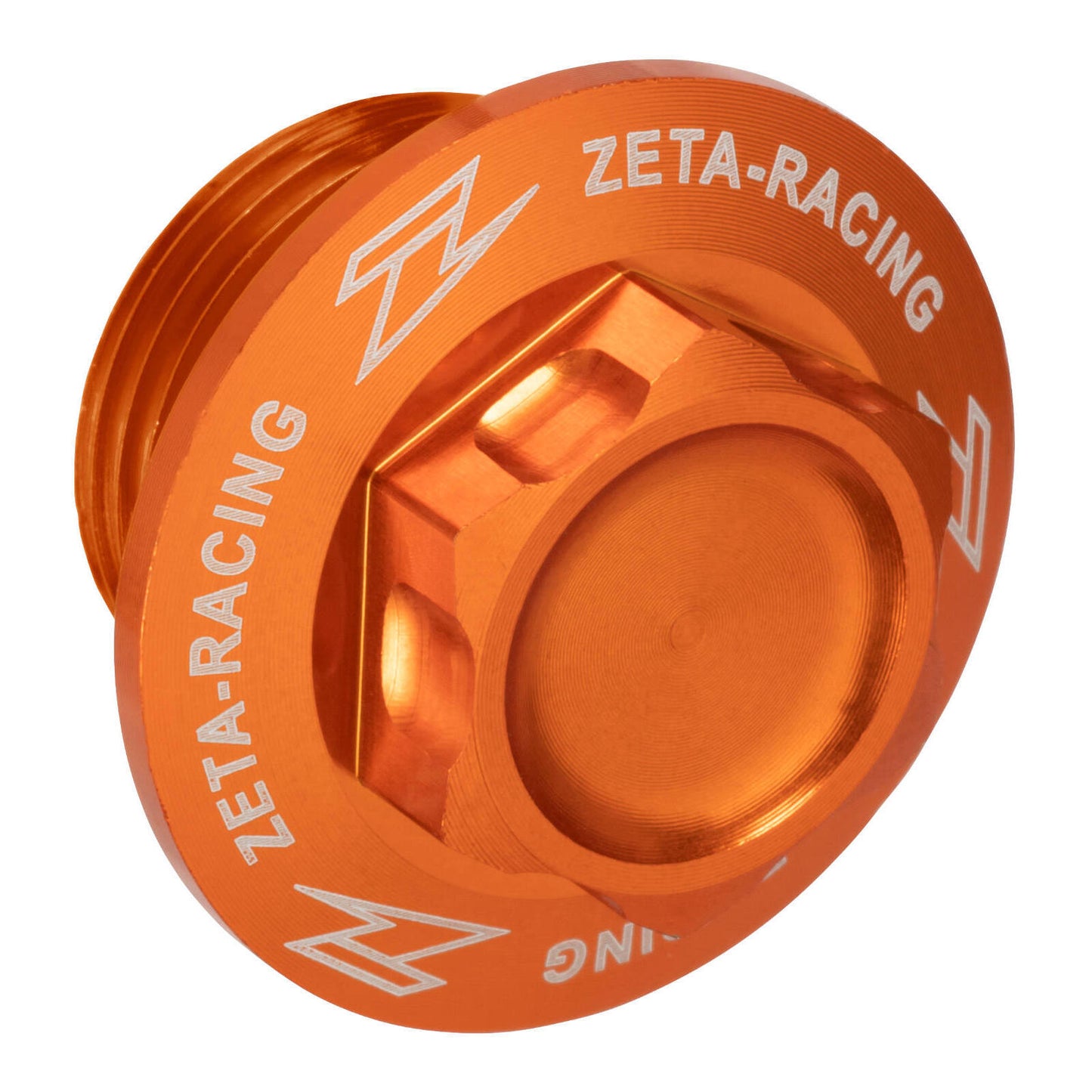 Zeta Axle Stop Bolt M20 x 19 P1.5 H21 - Orange