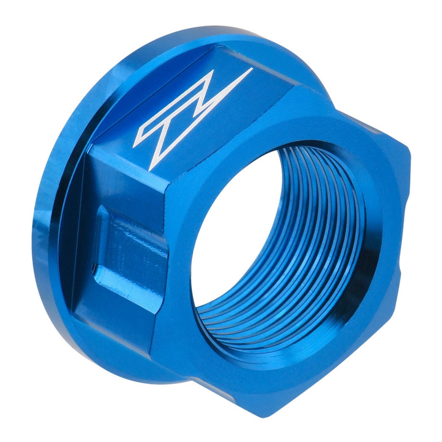 Zeta Axle Nut M22 x 30 P1.5 H17 - Blue