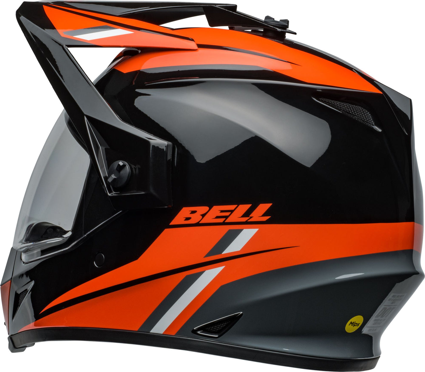 BELL MX-9 ADVENTURE MIPS ALPINE HELMET - GLOSS BLACK/ORANGE