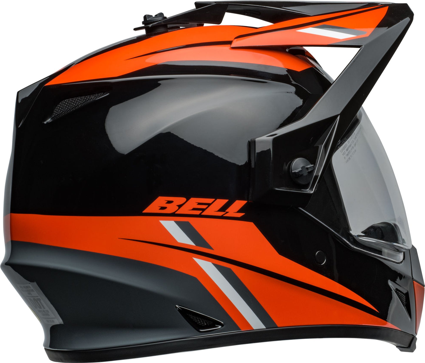 BELL MX-9 ADVENTURE MIPS ALPINE HELMET - GLOSS BLACK/ORANGE