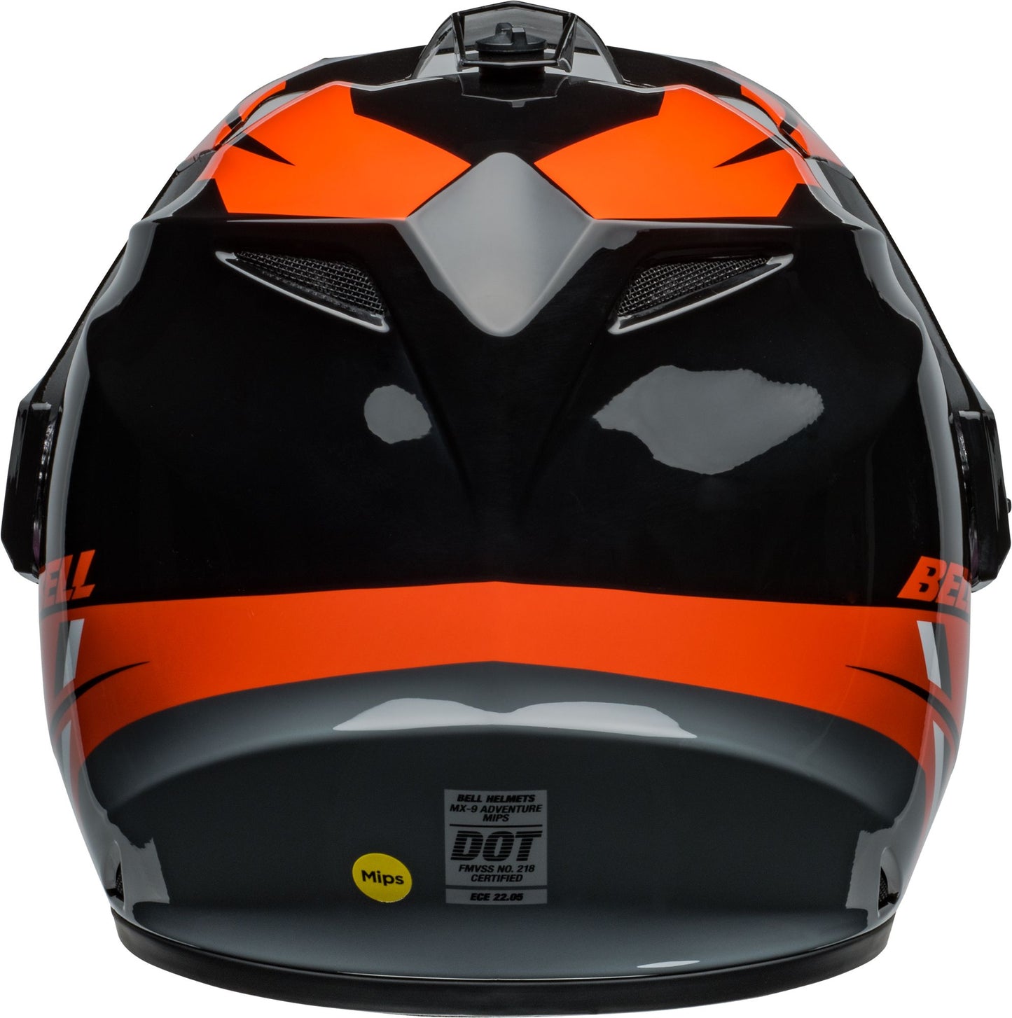 BELL MX-9 ADVENTURE MIPS ALPINE HELMET - GLOSS BLACK/ORANGE