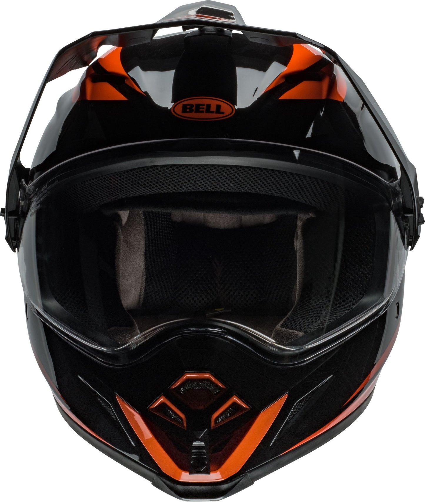 BELL MX-9 ADVENTURE MIPS ALPINE HELMET - GLOSS BLACK/ORANGE