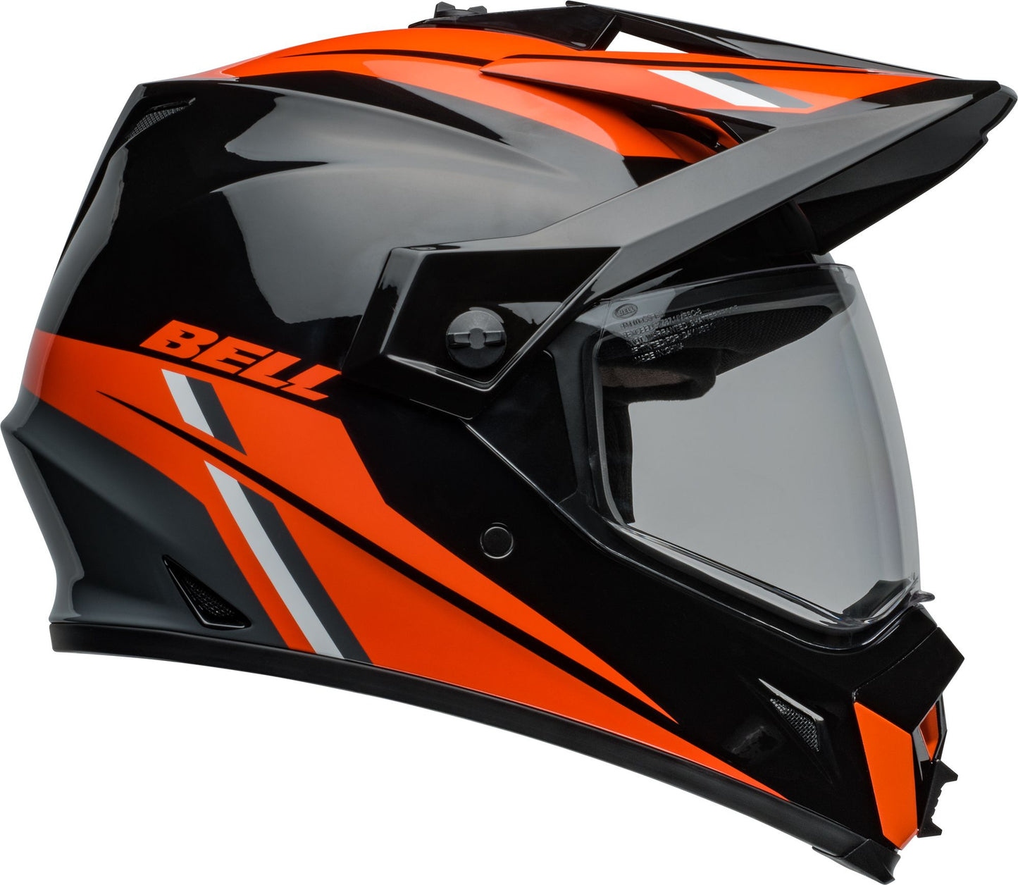 BELL MX-9 ADVENTURE MIPS ALPINE HELMET - GLOSS BLACK/ORANGE