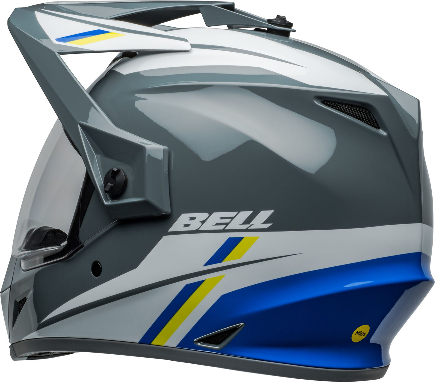 BELL MX-9 ADVENTURE MIPS ALPINE HELMET - GLOSS GREY/BLUE