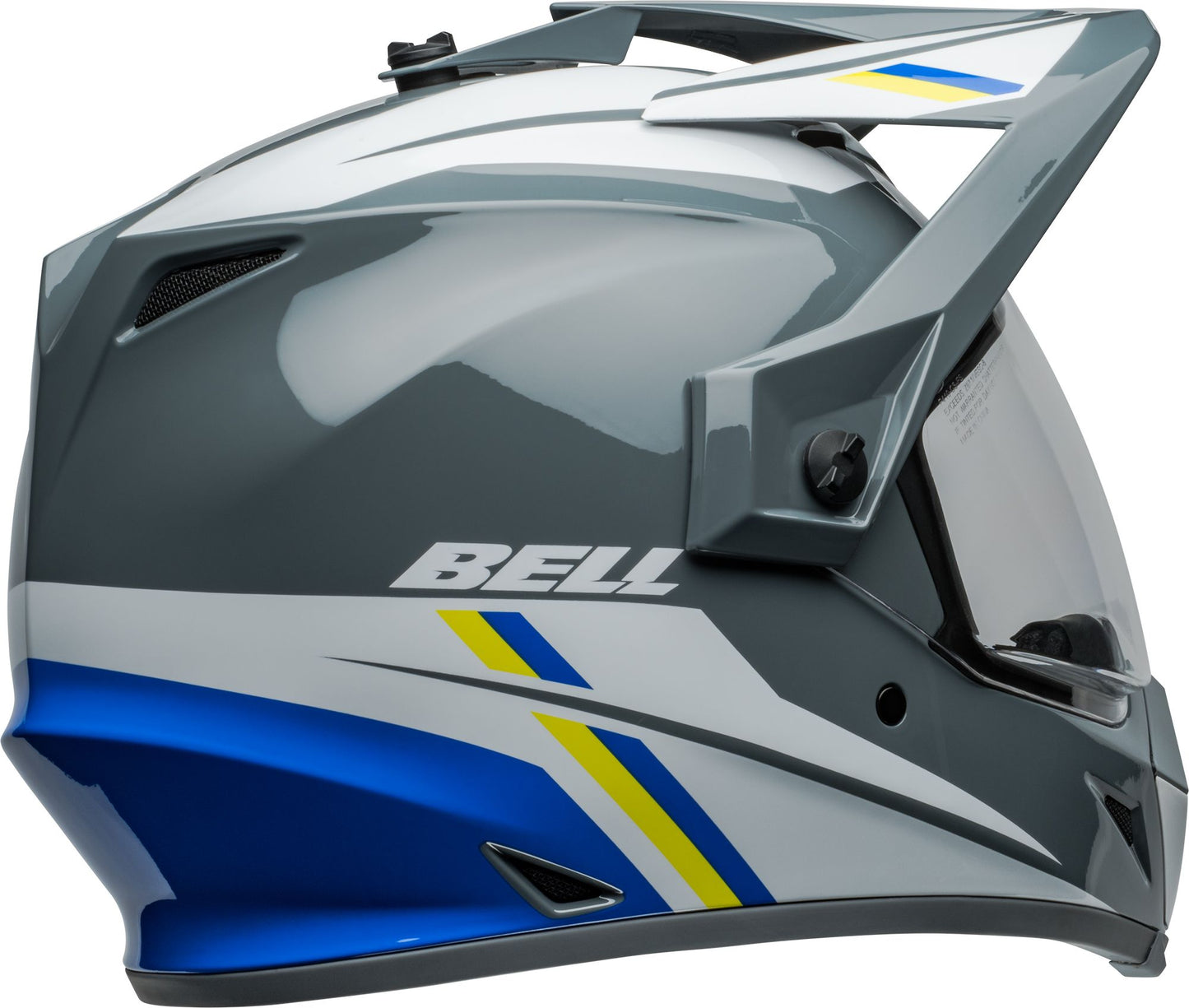 BELL MX-9 ADVENTURE MIPS ALPINE HELMET - GLOSS GREY/BLUE
