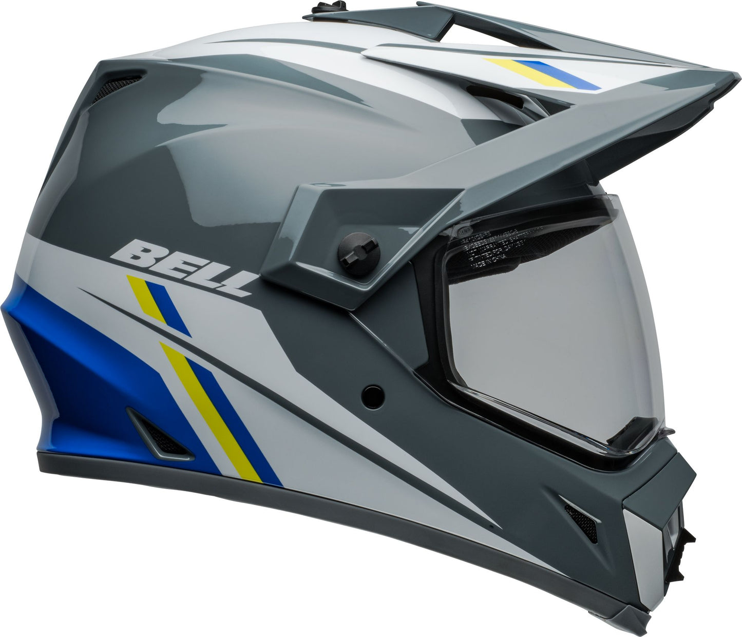 BELL MX-9 ADVENTURE MIPS ALPINE HELMET - GLOSS GREY/BLUE