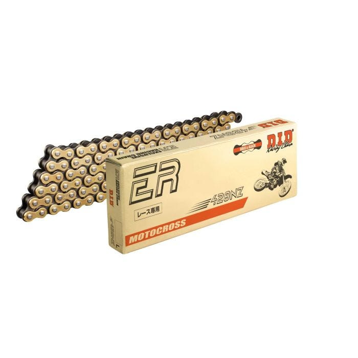 DID 428NZ SUPER HEAVY DUTY MX CHAIN (GB) - GOLD/BLACK