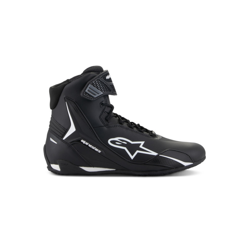 ALPINESTARS FASTER V4 SHOES - BLACK WHITE