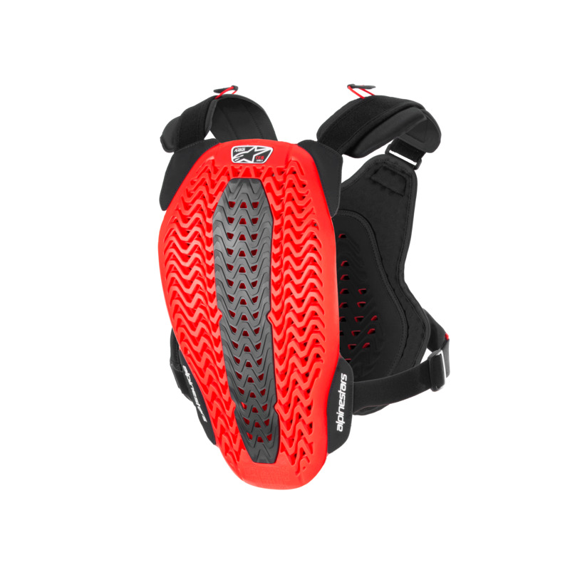 ALPINESTARS A-5 PLASMA CHEST PROTECTOR - BLACK RED WHITE