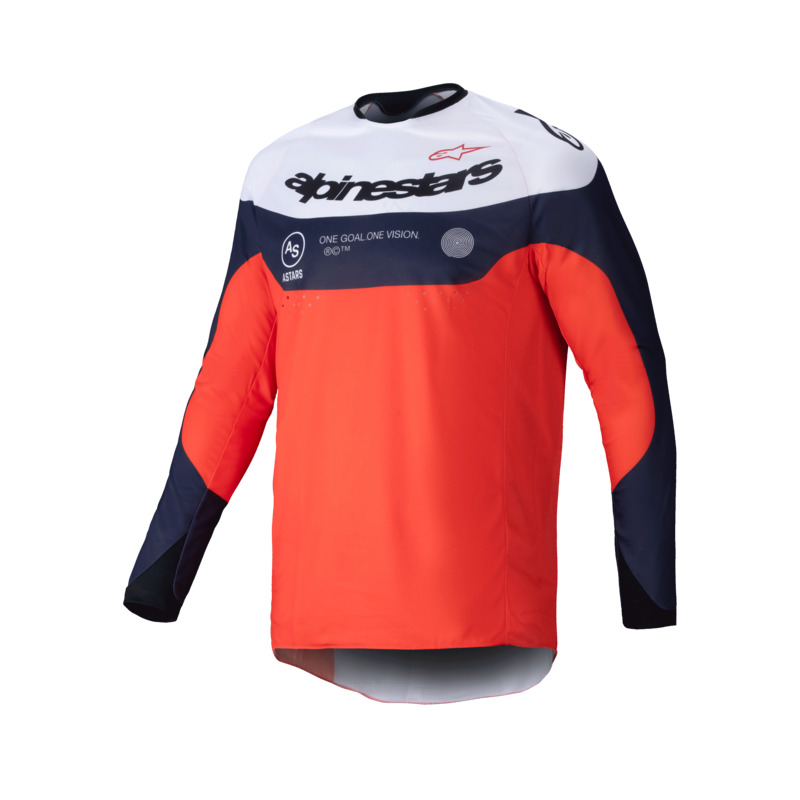 ALPINESTARS 2026 PRO-DURA JERSEY - NAVY HOT ORANGE WHITE