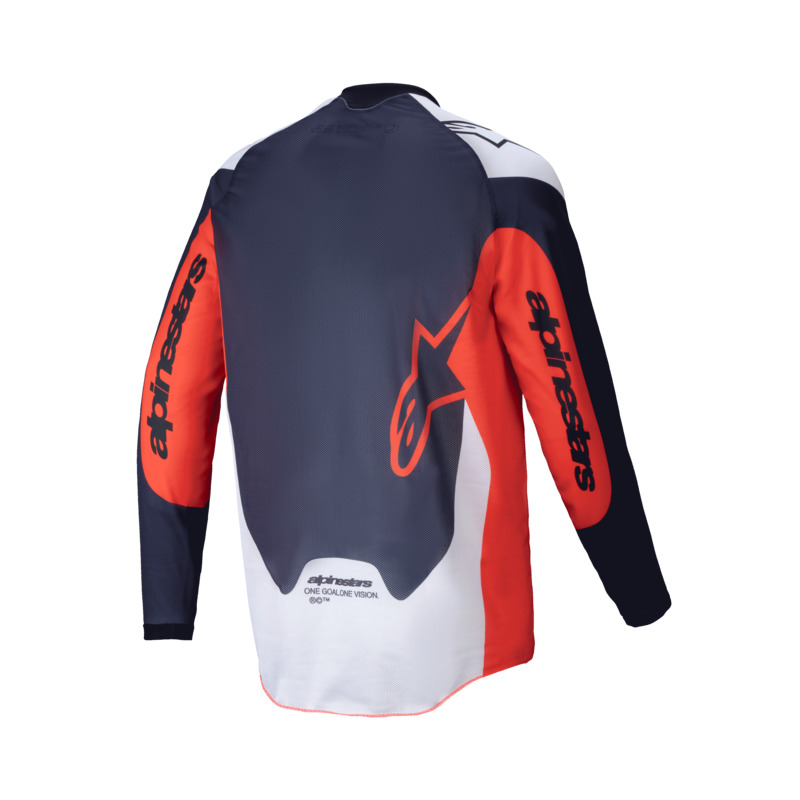ALPINESTARS 2026 PRO-DURA JERSEY - NAVY HOT ORANGE WHITE