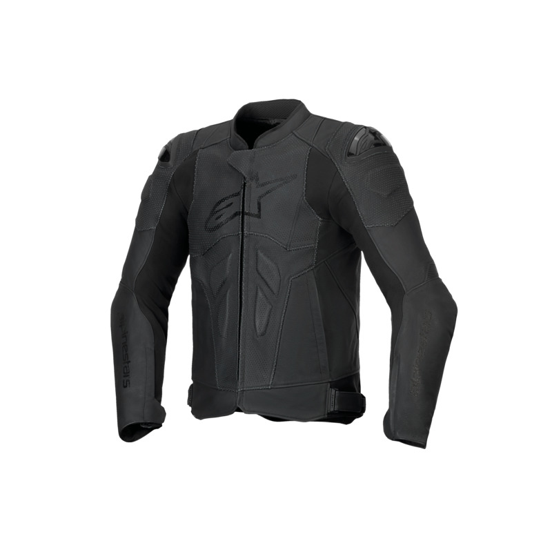 ALPINESTARS DUSK AIRFLOW LEATHER JACKET - BLACK BLACK