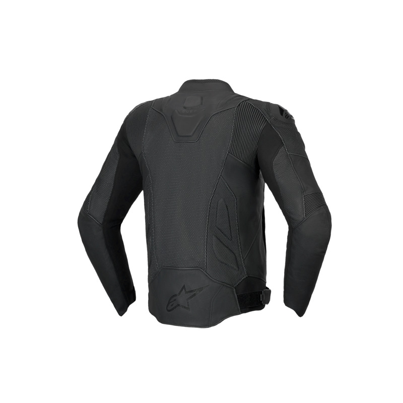 ALPINESTARS DUSK AIRFLOW LEATHER JACKET - BLACK BLACK