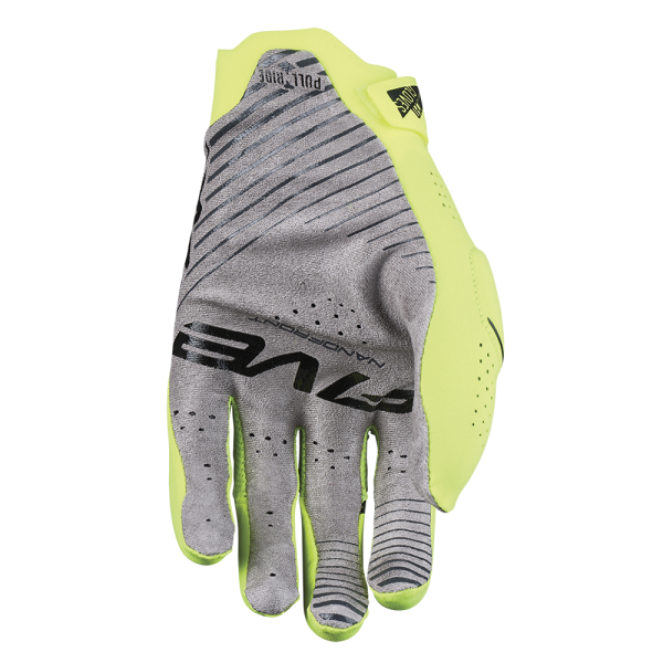 FIVE MXF RACE GLOVES - FLURO YELLOW