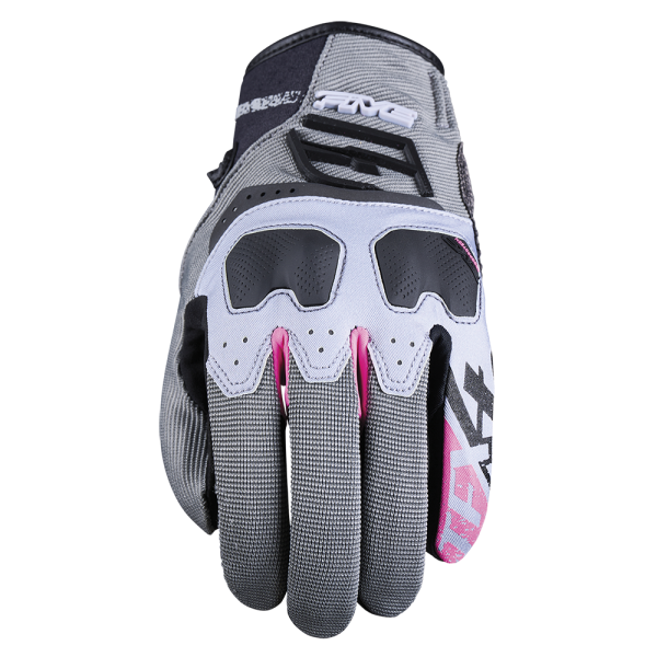 FIVE TFX-4 LADIES GLOVES - GREY/PINK