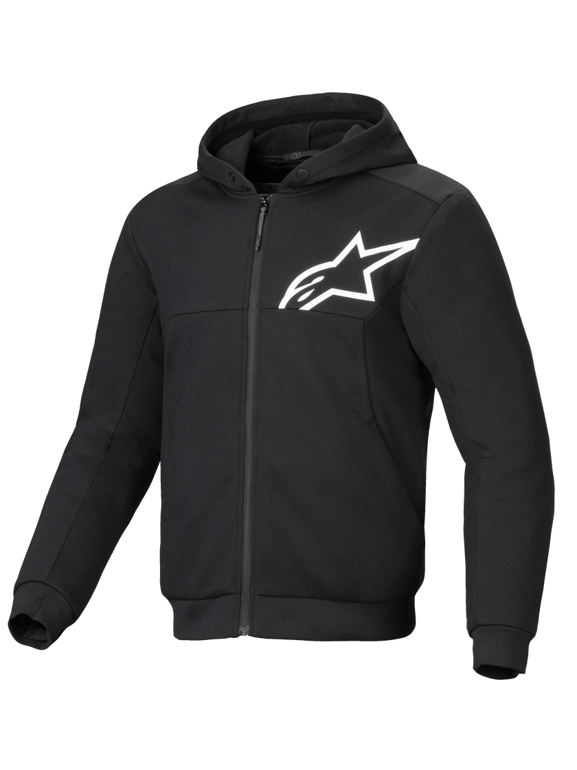 ALPINESTARS CHROME V2 SPORT HOODIE - BLACK WHITE