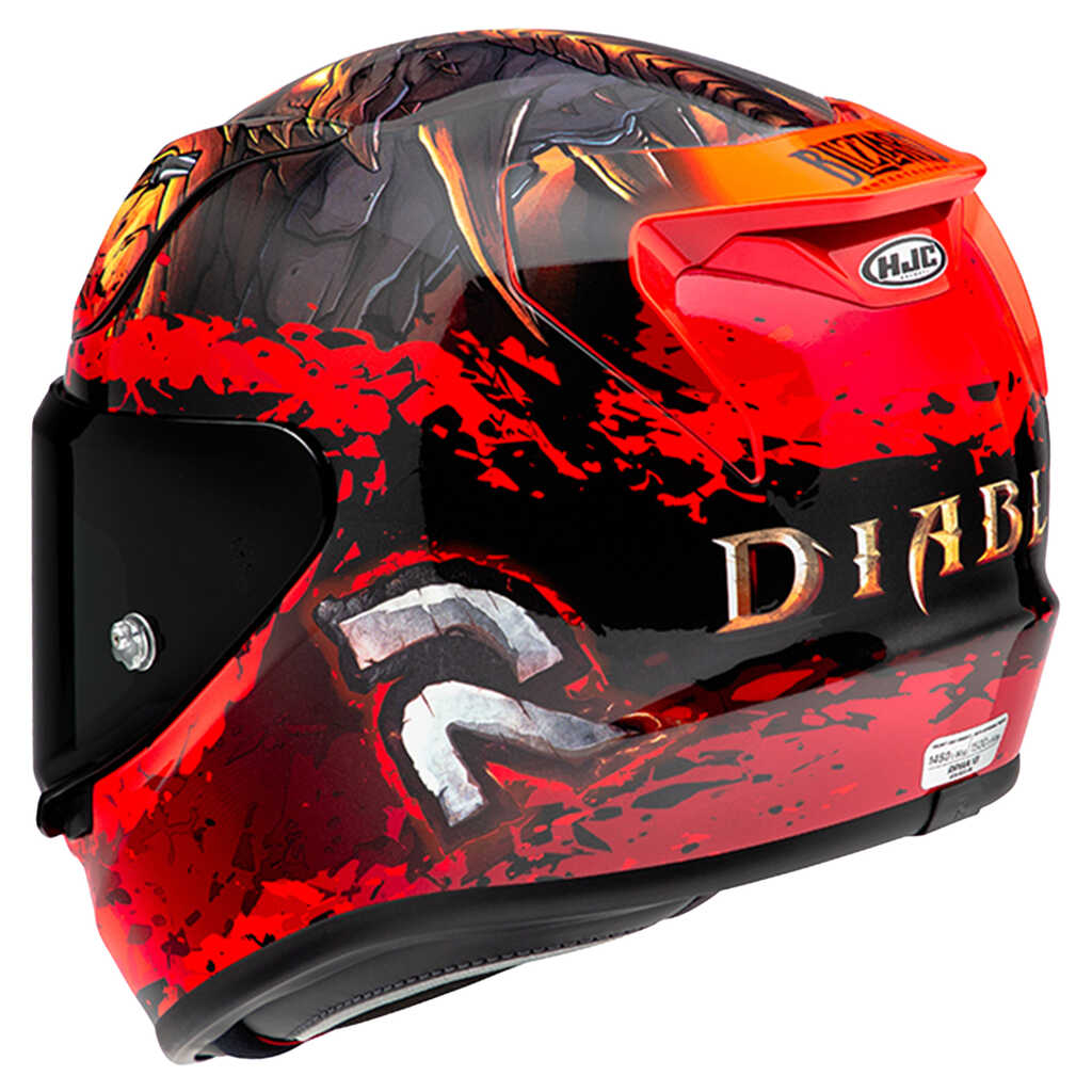 HJC RPHA 12 DIABLO BLIZZARD HELMET - MC1