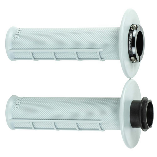 RENTHAL LOCK ON SOFT HALF WAFFLE MX GRIP - CHARCOAL