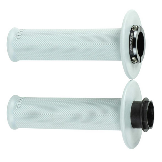 RENTHAL MX ORIGINAL LOCK ON SOFT FULL DIAMOND GRIP - LIGHT GREY