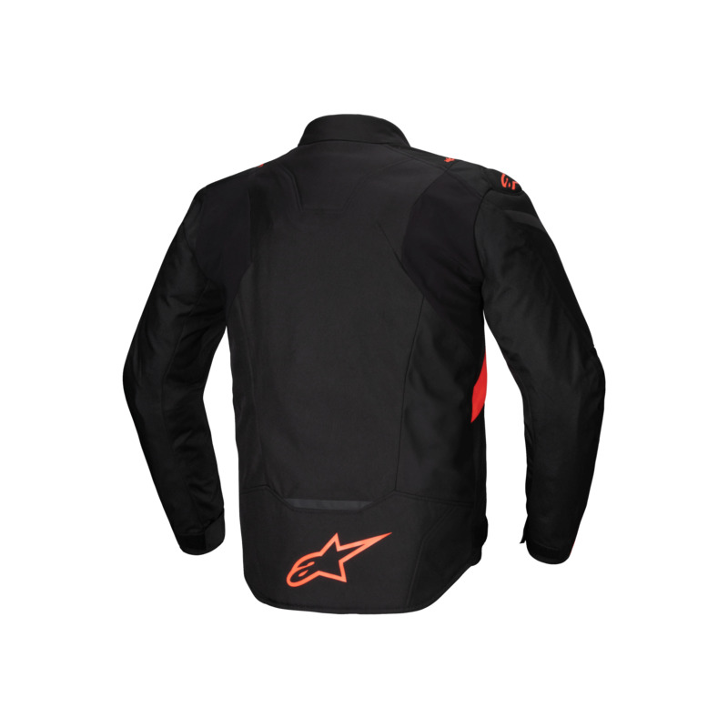 ALPINESTARS T-JAWS V4 WP JACKET - BLACK/RED FLURO