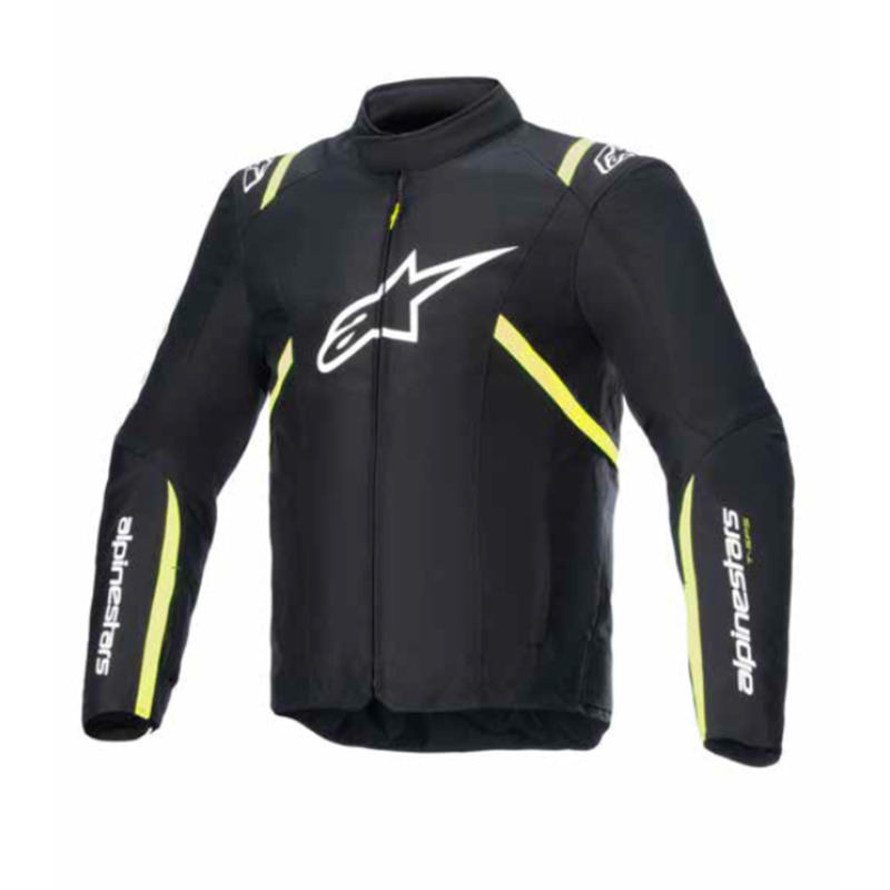 ALPINESTARS T-SPS V2 WP JACKET - BLACK WHITE FLURO YELLOW
