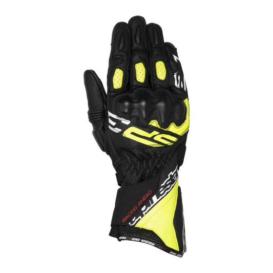 ALPINESTARS SP 3 GLOVES - BLACK FLURO YELLOW WHITE
