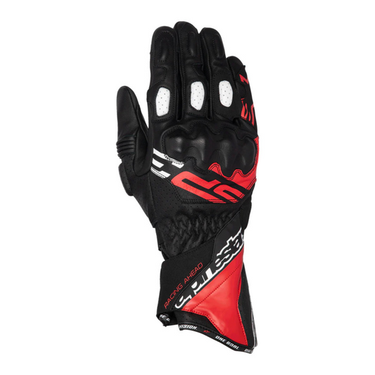 ALPINESTARS SP 3 GLOVES - BLACK BRIGHT RED WHITE
