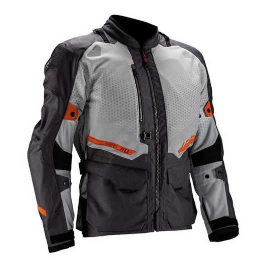 LEATT 5.5 ADV FLOWTOUR JACKET - IRON