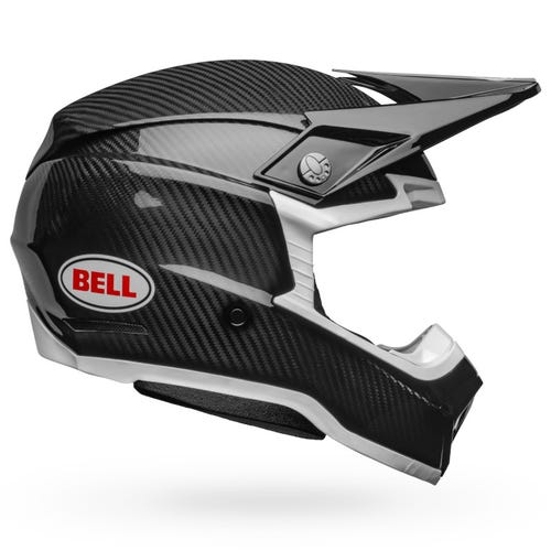 BELL MOTO-10 SPHERICAL HELMET - BLACK/WHITE