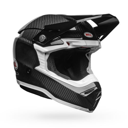 BELL MOTO-10 SPHERICAL HELMET - BLACK/WHITE