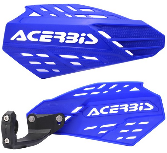ACERBIS LINEAR VENTED UNIVERSAL HANDGUARDS - BLUE WHITE