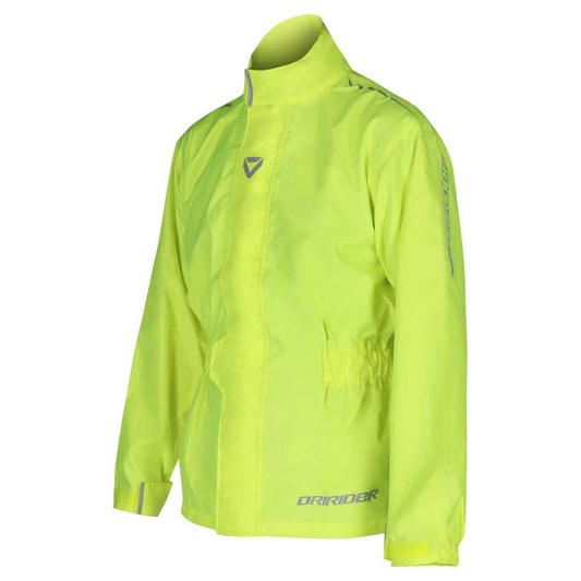 DRIRIDER THUNDERWEAR 3 RAIN JACKET - FLURO YELLOW