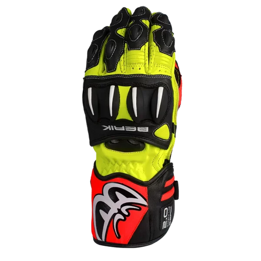 BERIK TRAX GLOVES - BLACK/HI-VIS/RED