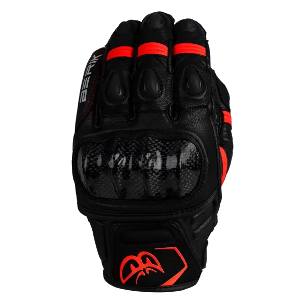 BERIK SP2 CARBON GLOVES - BLACK/RED