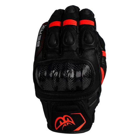 BERIK SP2 CARBON GLOVES - BLACK/RED