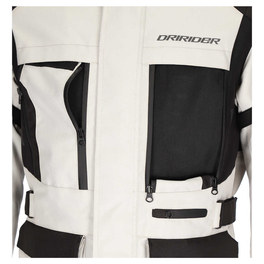 DRIRIDER EXPLORER JACKET - LIGHT GREY