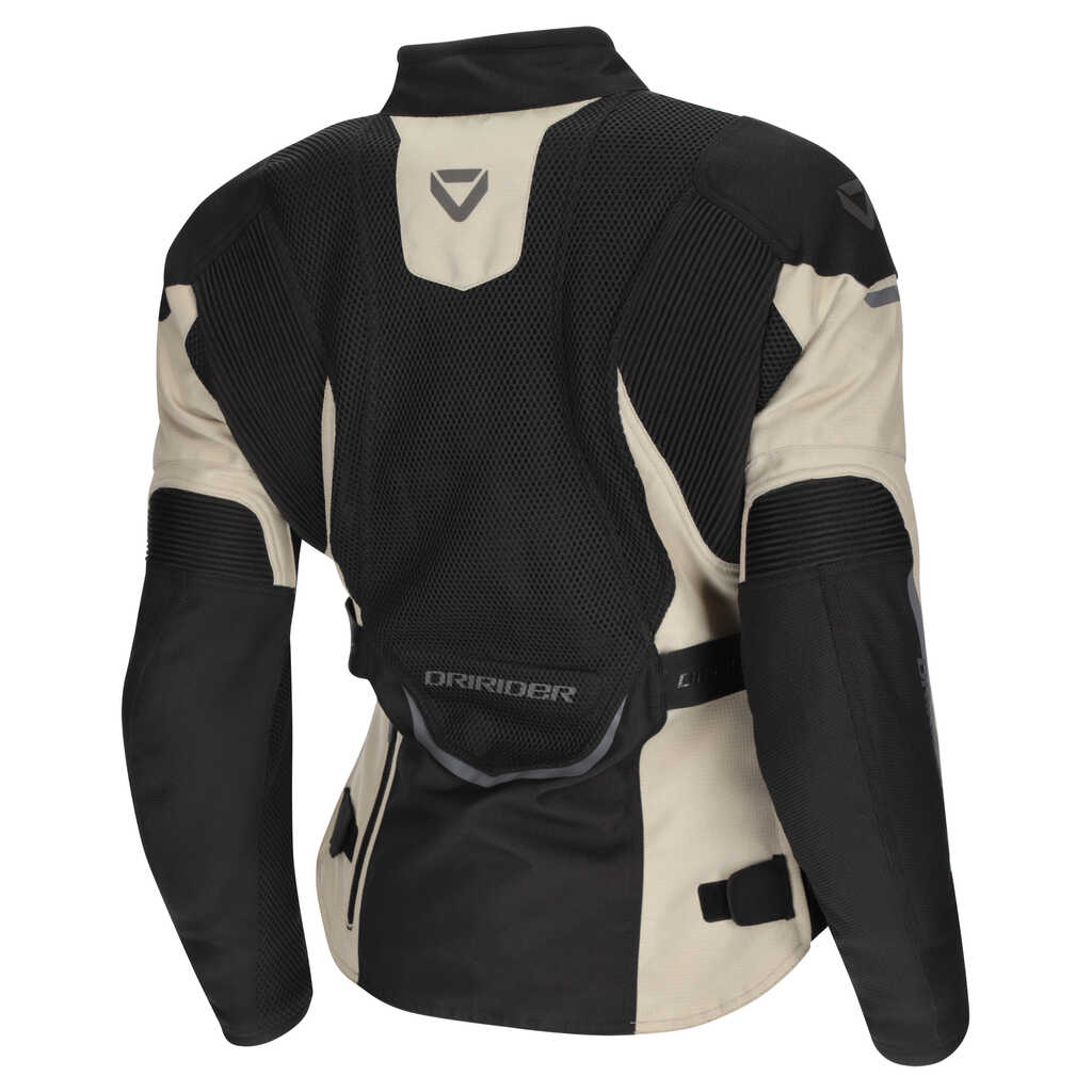 DRIRIDER APEX 6 AIRFLOW JACKET - SAND/BLACK
