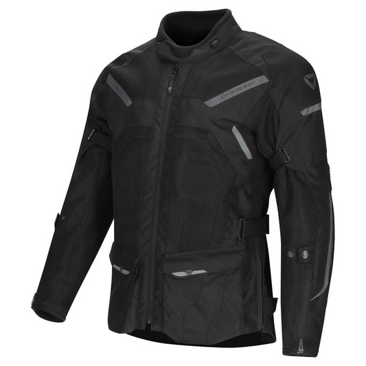 DRIRIDER APEX 6 AIRFLOW JACKET - BLACK/BLACK