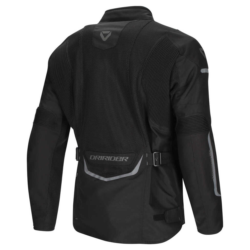 DRIRIDER APEX 6 AIRFLOW JACKET - BLACK/BLACK