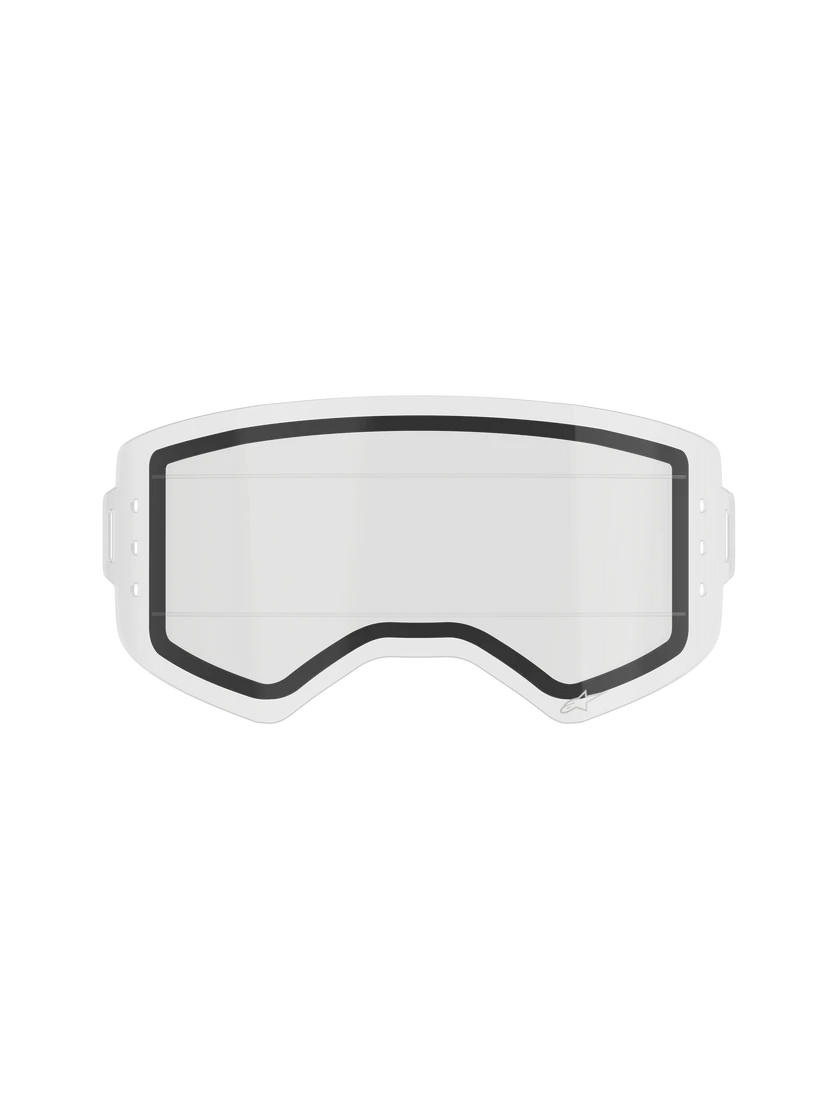 ALPINESTARS SUPERTECH DOUBLE PANE ROLL OFF LENS - CLEAR