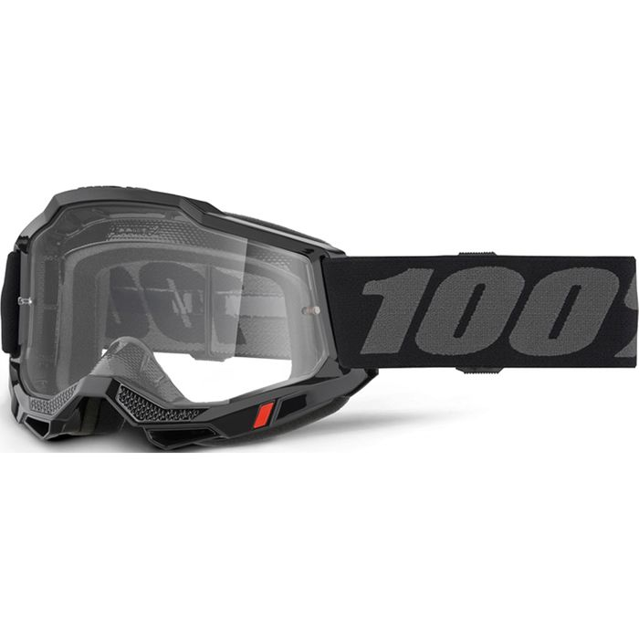 100% ACCURI 2 OTG BLACK GOGGLE - CLEAR LENS