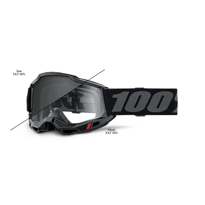 100% ACCURI 2 OTG/UTV/ATV DESERT GOGGLE - BLACK